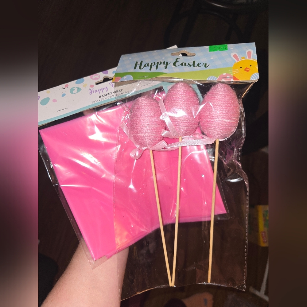 Pink Easter Party Decoration Set